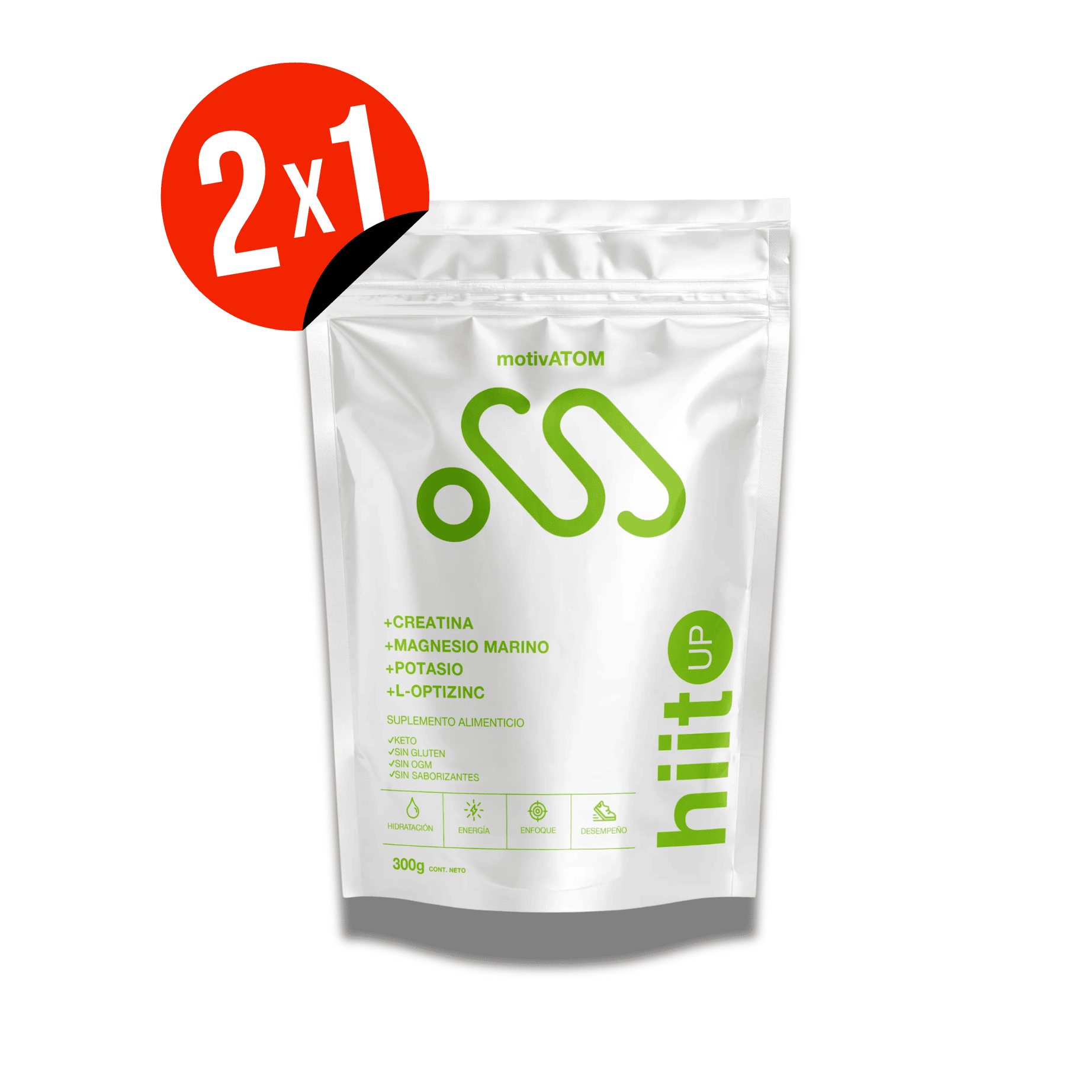 Creatina + Electrolitos sin sabor - Hidratación y Fuerza