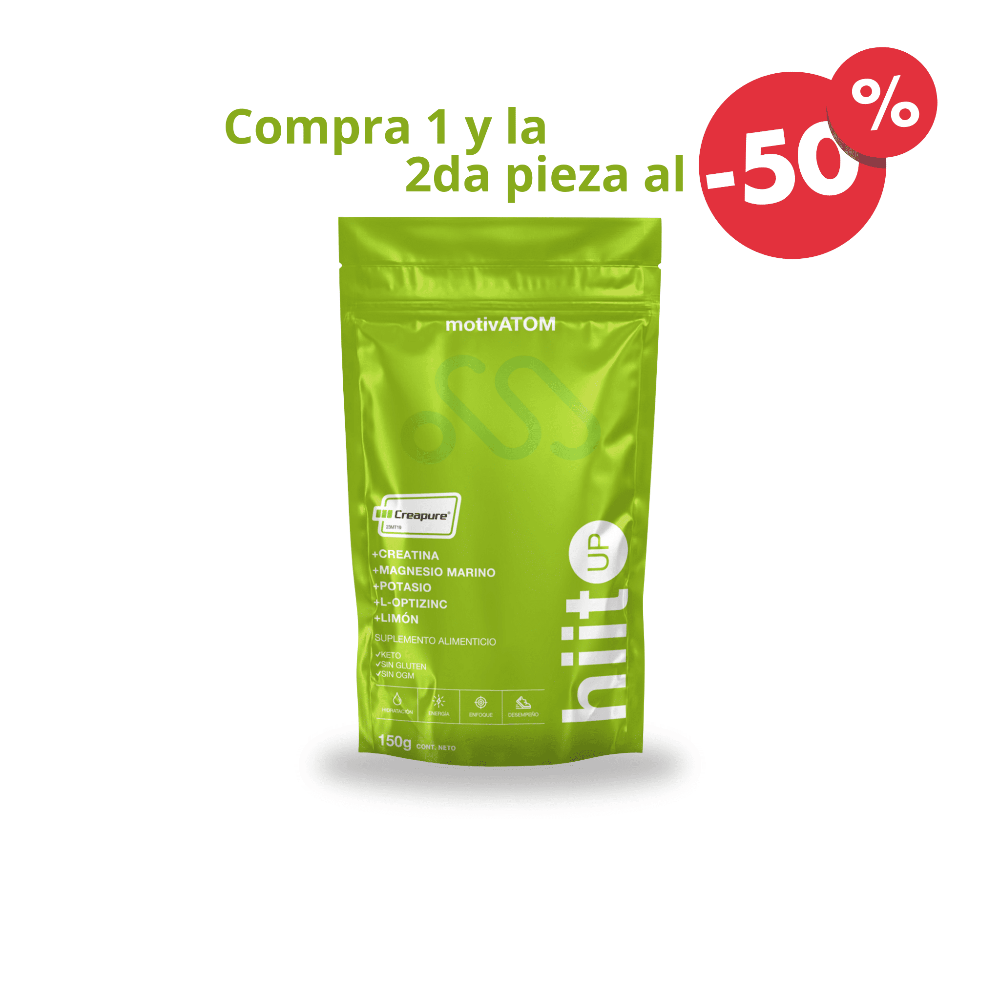 Creatina + Electrolitos limón - Hidratación y Fuerza