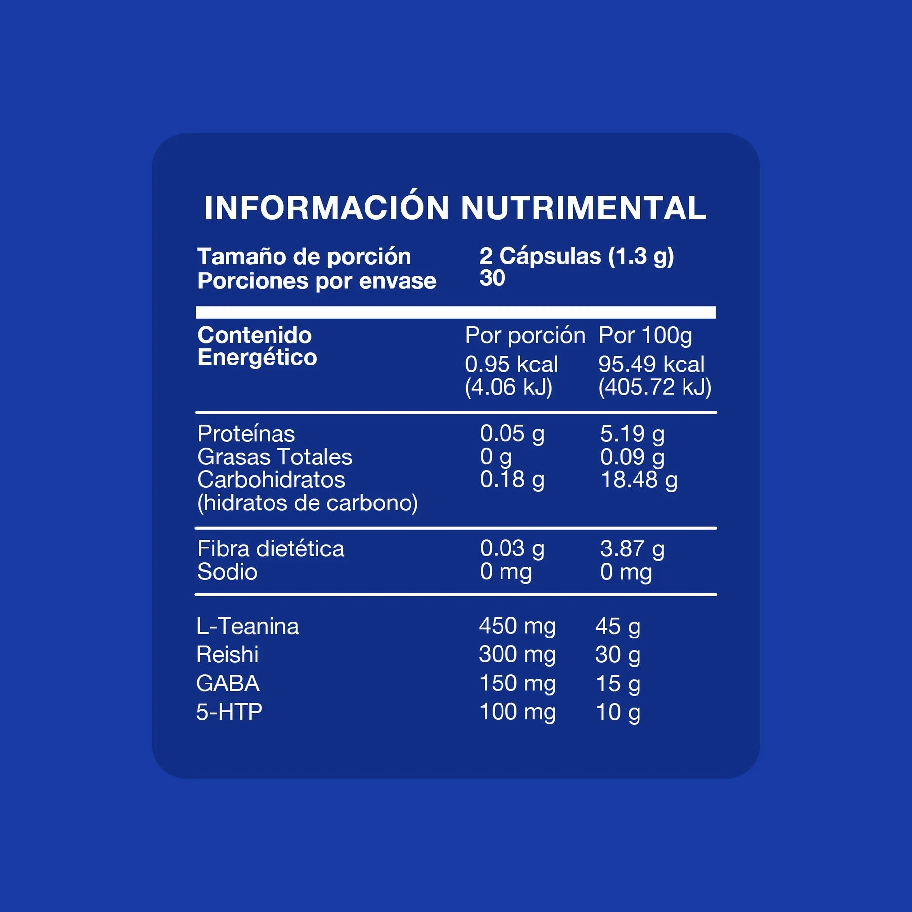 DeepRST para gestión de estrés y sueño reparador presentación de 30g, contiene L-teanina, 5-HTP, Gaba y Reishi